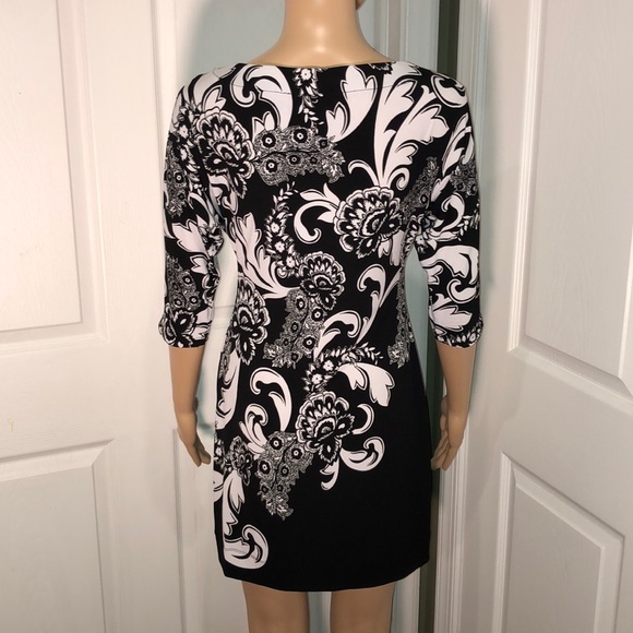 White House Black Market Black & White Dress XS - Picture 4 of 4